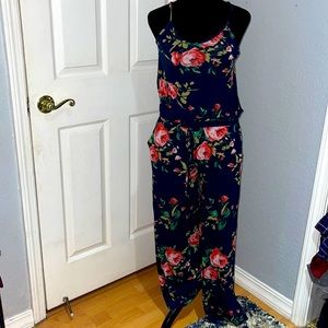 Floral jumpsuit